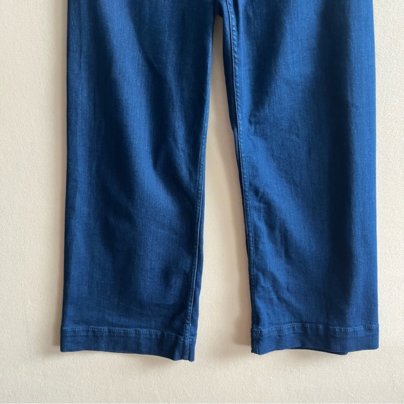 Anthropologie The Colette Denim Cropped Wide-Leg Jeans by Maeve Minimalist in 28 - Picture 11 of 14